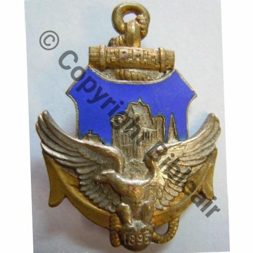 RM  1e RMM Regt Mixte MADAGASCAR  DRAGO Bol Dos lisse irreg Embouti Src.leberetvert 32Eur12.17 