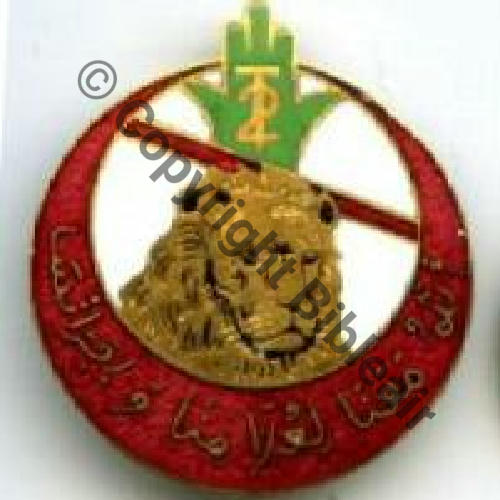 RTA  02eRgt TIRAILLEURS ALGERIENS  CHOBILLON Past  poinconnee Dos lisse  Sc.dolfus24 56Eur01.08