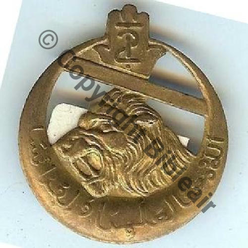 RTA  02eRgt TIRAILLEURS ALGERIENS FAB LOC Eping soudee Dos lisse irreg Embouti AFN Liberation Sc.dixmude PV185Eur