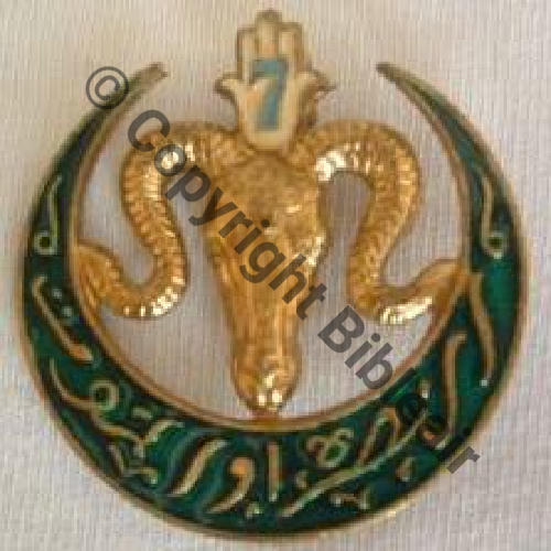 RTA  07eRgt TIRAILLEURS ALGERIENS Epinal (Dr) R87 Guilloche Bouc Embouti Src.pelmas