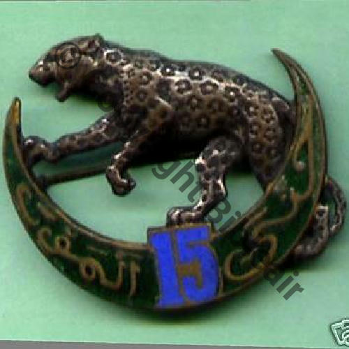RTA  15eRgt TIRAILLEURS ALGERIENS  DELANDE Eping bascule Dos lisse Embouti 48mm Sc.BLANCHET 200EurInv