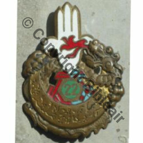 RTA  22eRgt TIRAILLEURS ALGERIENS Bat Marche  DrPNOM DPast Guilloche vrac mbouti Src.antsi67 20Eur06.12 