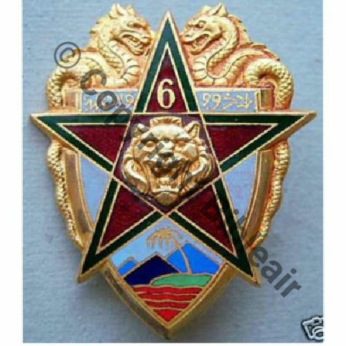 RTM  6eRgt TIRAILLEURS MAROCAINS Bat MARCHE 1947.49 INDO  DrPBER Dep Bol Dos lisse Embouti Sc.paracollection MAP75Eur