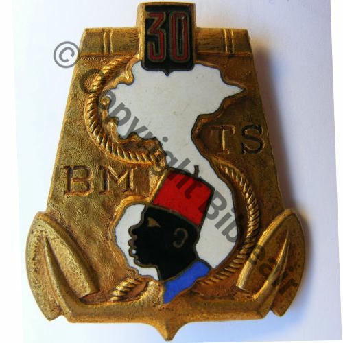 BMTS  30eBat MARCHE TIRAILLEURS SENEGALAIS  DrPN Rom DPast  Src.vieillarde 32Eur03.15