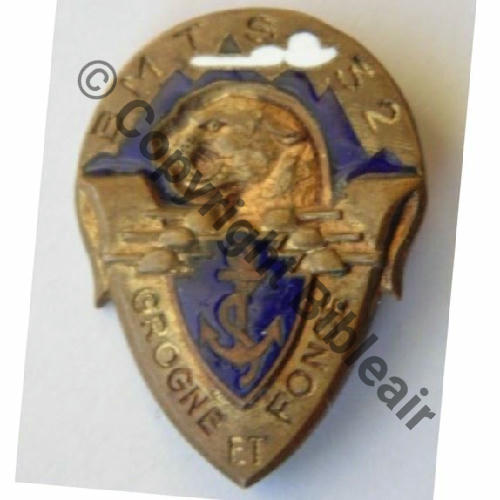 BMTS  32eBat MARCHE TIRAILLEURS SENEGALAIS G1040  AB.P Eping bascule Dos lisse Embouti Src.valislaeta 39Eur(x2)