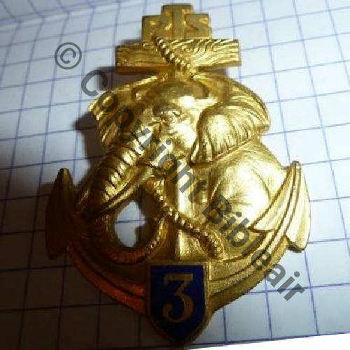 RTS  03eRgt TIRAILLEURS SENEGALAIS DORE  DrP H716 1Anneaux KC Src.ffl06cine 30EurInv 