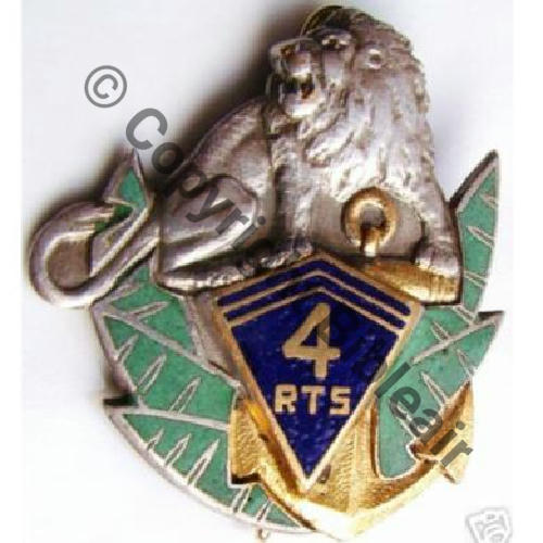 RTS  04eRgt TIRAILLEURS SENEGALAIS  DrPBER Dep  Embouti Bol fenetre Sc.michel34300 35Eur11.07