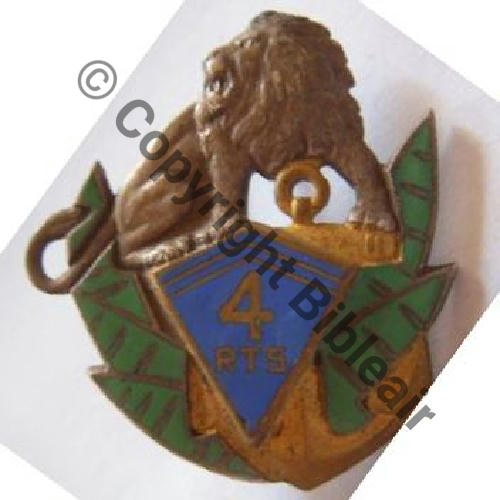RTS  04eRgt TIRAILLEURS SENEGALAIS  DrPBER Dep  Embouti Evide Sc.quivivefrance 100EurInv