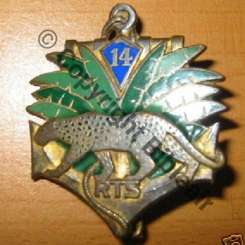 RTS  14eRgt TIRAILLEURS SENEGALAIS  DrPNBER Bol Dos lisse Panthere Emboutie Sc.paracolo 133Eur06.08