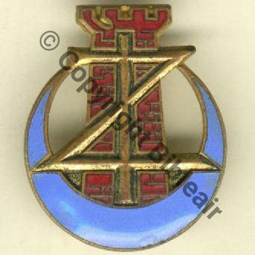 Z  01eRgt ZOUAVES ALGERIE  DrP H129 Email Sc.grandspins13