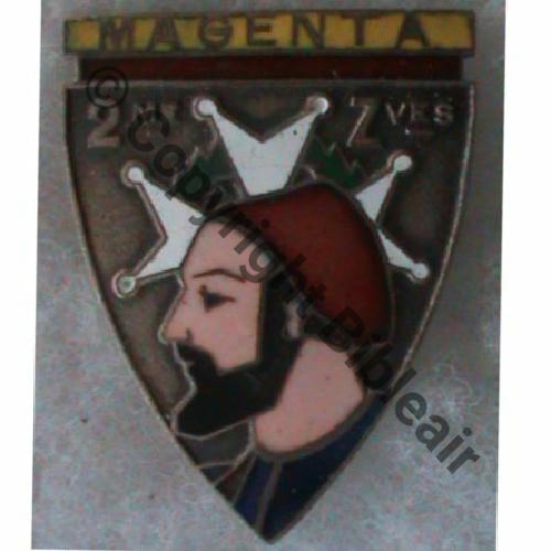 Z  02eRgt ZOUAVES BANDEAU JAUNE  MOURGEON SM Src.saharien50  56EurInv