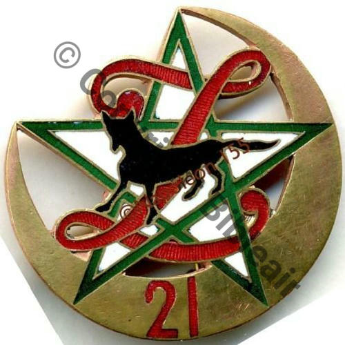 Z  21eRgt ZOUAVES Avant WW2 MOURGEON SM Past fenetre Dos lisse Src.STELLA