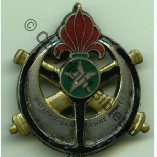 BSP  BATTERIE SAHARIENNE PORTEE  DrBER Dep Src.grandspins13 1100EurInv 