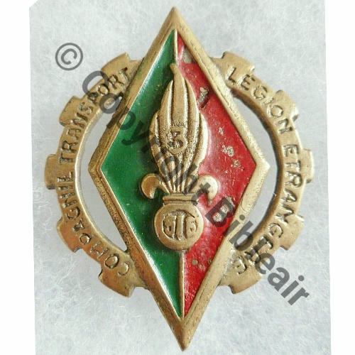 CTLE  3.516 Cie Transport Legion Etrangere DrPNOM Bol Guilloche vrac Src.leberetvert 140EurInv 