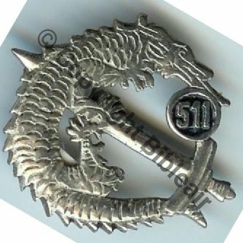 REC  1eREC 1eCie 511e Cie Legere Suppletifs Milit CIE COMMANDO 1.1eREC GEM.RICM 59eBVN  Fab Loc Bol Dos lisse Attac KC Sc.doume380 176Eur12.07