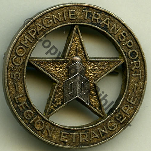REI  2eREI 5eCie TRANSPORT  LR Vermeil poinconne marque CAMERONE 66 25Ex numerote un chiffre Attach KC Sc.grandspins13 2500EurInv 