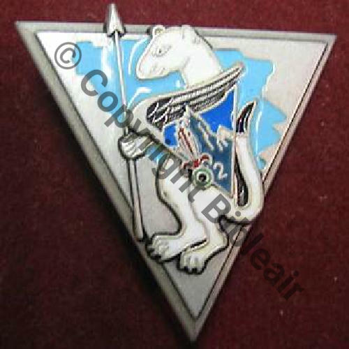 REP  2eREP 2eCie  FIA Dos Ecorces Tambour 2Poincon ARGENT No146 Sc.M.BARRAUD 189Eur01.09