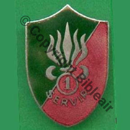 RMV  1e Rgt MARCHE VOLONTAIRES LEGION  SM Bol fenetre petit Dos lisse irreg Sc.vicouInv
