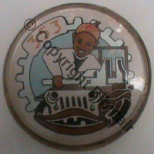 CLRA 353 eme Cie Legere Rep Auto  SM Eping bascule Dos lisse irreg scintillant Src.sahariens50 72EurInv 