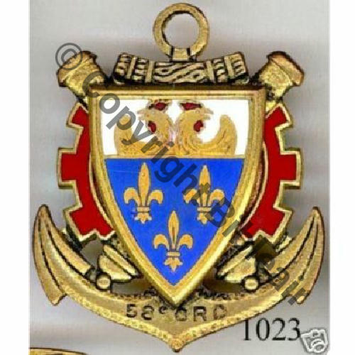 CRD  58eCIE REPAR DIVIS Sc.SEGALEN MAP80Eur