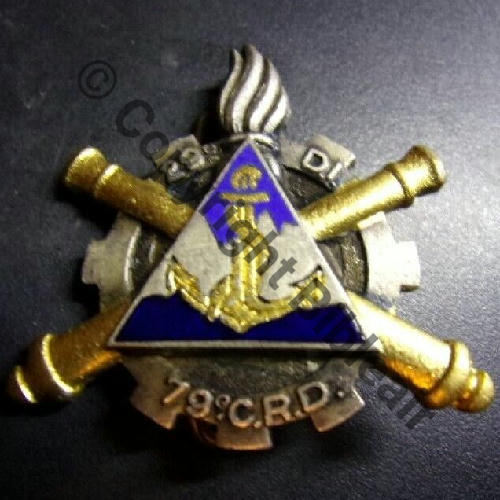 CRD  79eCIE REPAR DIVIS 29eDI AFN  DrP 2Anneaux Guilloche vrac G1427 Src.patarcadius MAP26Eur