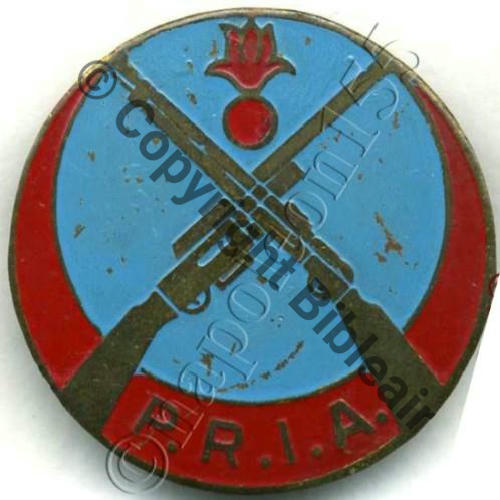 PRIA PARC REPARATION INFANTERIE ARMEE  Loc Peint Tube Dos lisse Sc .STELLA