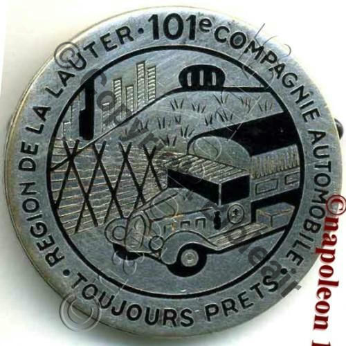 101e Cie AUTOMOBILE FORTERESSE region LAUTER AB.P Dep poincon relief Bol Poinconne Dos irreg Sc.STELLA 255Eur(x2) 