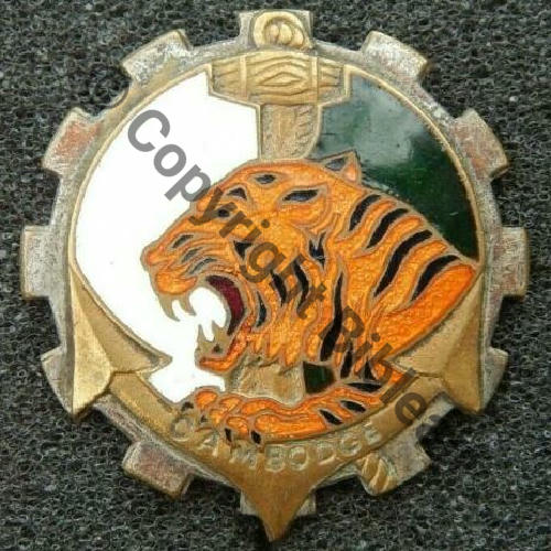 1e Cie AUTO DU CAMBODGE   DrPBer Bol Dos lisse irreg embouti  Src.frenchflaire 43EurInv 