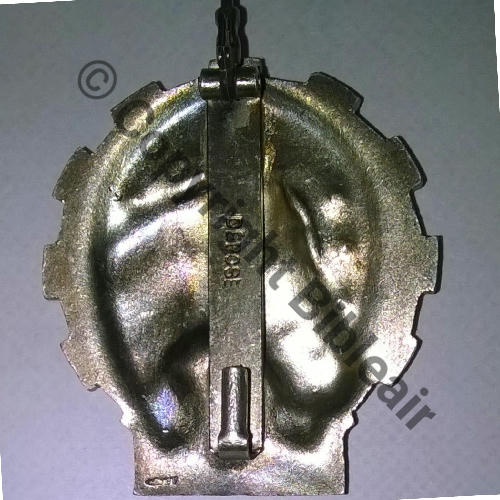 339.22 CAT Cie AUTO TRANSP   SM Poincon Monnaie de PARIS Eping bijoutier Dos lisse irreg Embouti Src.lacolo 150EurInv 