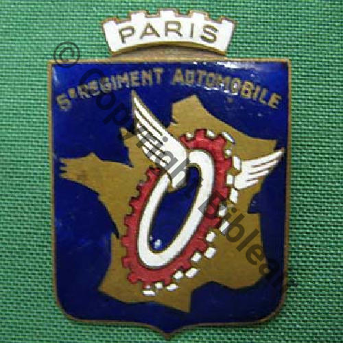5eRGT AUTOMOBILE FFI 1944  AB SM Bol poinconne Sc.pezcemp 130EurInv