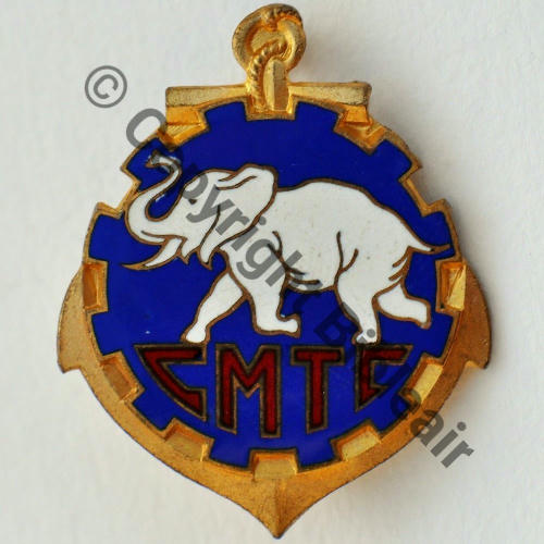 CMTC Centre de Motorisation des Troupes Coloniales FREJUS  DrPBer Dep Bol fenetre pastille Dos lisse Src,mdt,collections 280EurInv