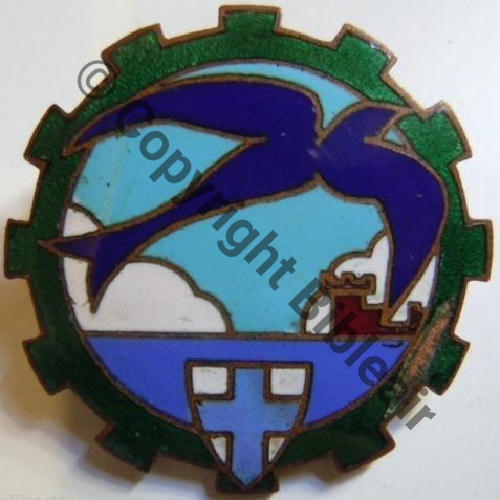 GT  138e Groupe Transport 1939  A.AUGIS ST.BARTH LYON 3Li Bol fenetre allonge argente Dos grenu  cuivre Src.leberetvert 120EurInv