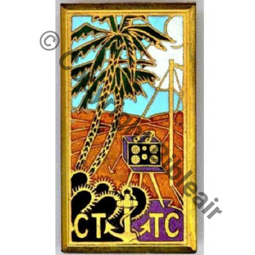 CTTC  Cie Telegraph Trp Colo  DrPBER Bol Dos strie irreg Sc.SEGALEN MAP120Eur
