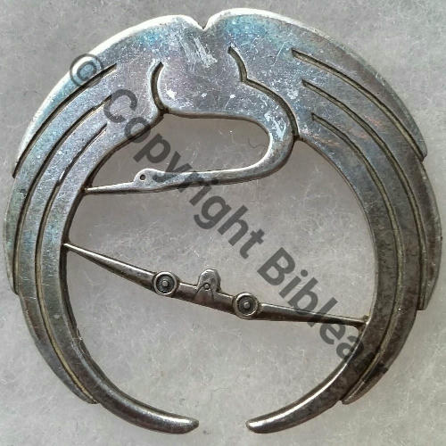 00 FAUX AMI INS POTEZ 2Anneaux Dos lisse ARGENT Poincon sur anneau 40mm Src.leberetvert 300EurInv 