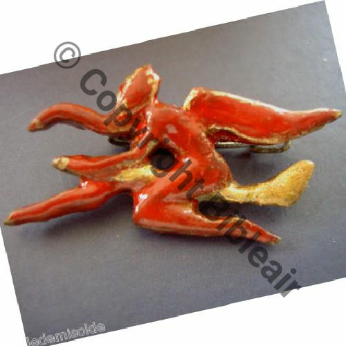160  A0572 SPA.160 COPIE USA BRONZE COULE DIABLE ROUGE  SM Eping soudee Dos irreg Src.ledemisolde 16Eur06.11 