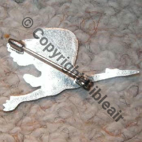 167  A1106NH DOUTEUX SURMOULAGE CIGOGNE AILE HAUTE  SM Eping nourrice neuve surmoulee  Dos lisse scintillant Sc.sidmau 89Eur11.09 