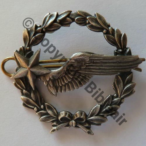 BREVET OBSERVATEUR AVION COPIE.. recente  SM 2Anneaux Dos lisse irreg Embouti Src.santal77 16Eur 12.13 