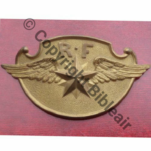 Casque ADRIAN  Plaque Armee Air  SM Embouti 2pattes NEUF Aretes franches non elime.. face granitee COPIE.. Src.afonso77catherine 126Eur06.12 