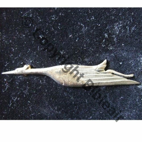 003 REPRODUCTION ARGENT CIGOGNE SPA.26 Sans poincon 2Anneaux Dos lisse NON PORTES Src.sierck2009  