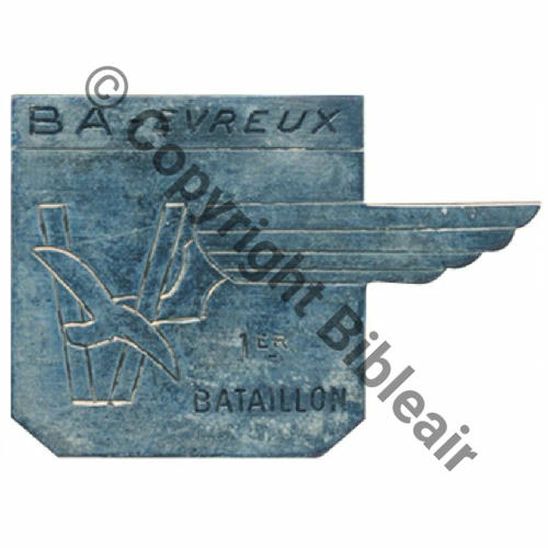 BA 105 EVREUX 1er Bat AIR  Fab Perso SM Bol fenetra allonge colle araldite Dos lisse ADC REY 55EurInv